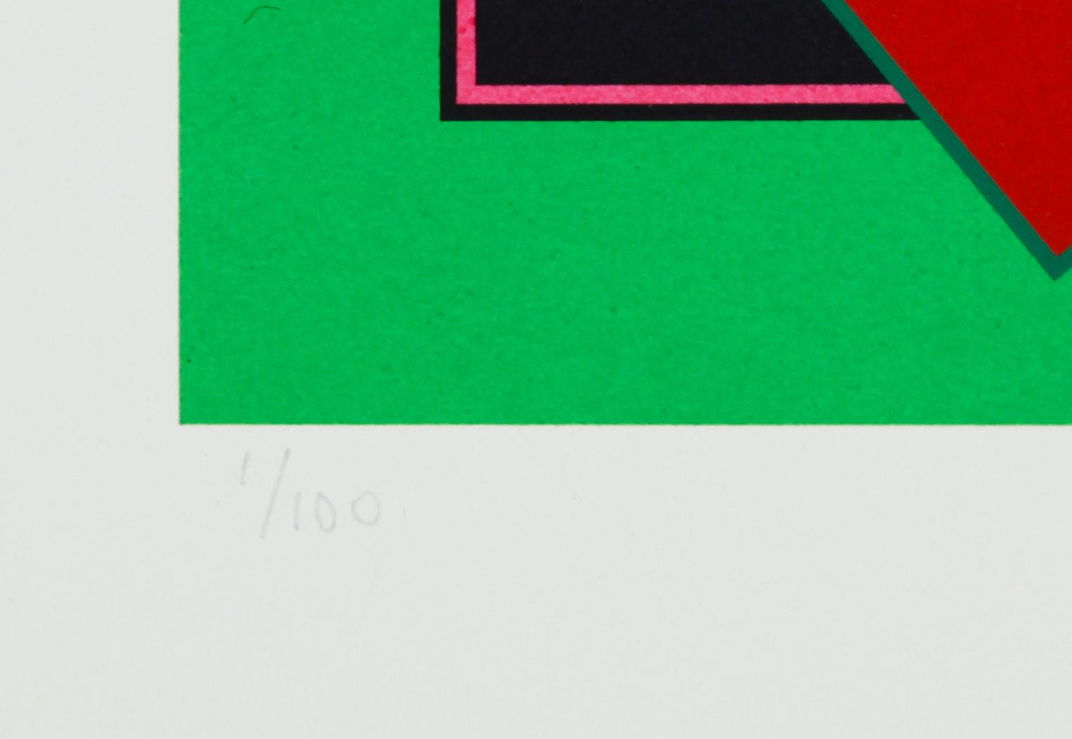 PETER FREUDENTHAL, färglitografi, signerad och daterad 1980, numrerad 1/100.