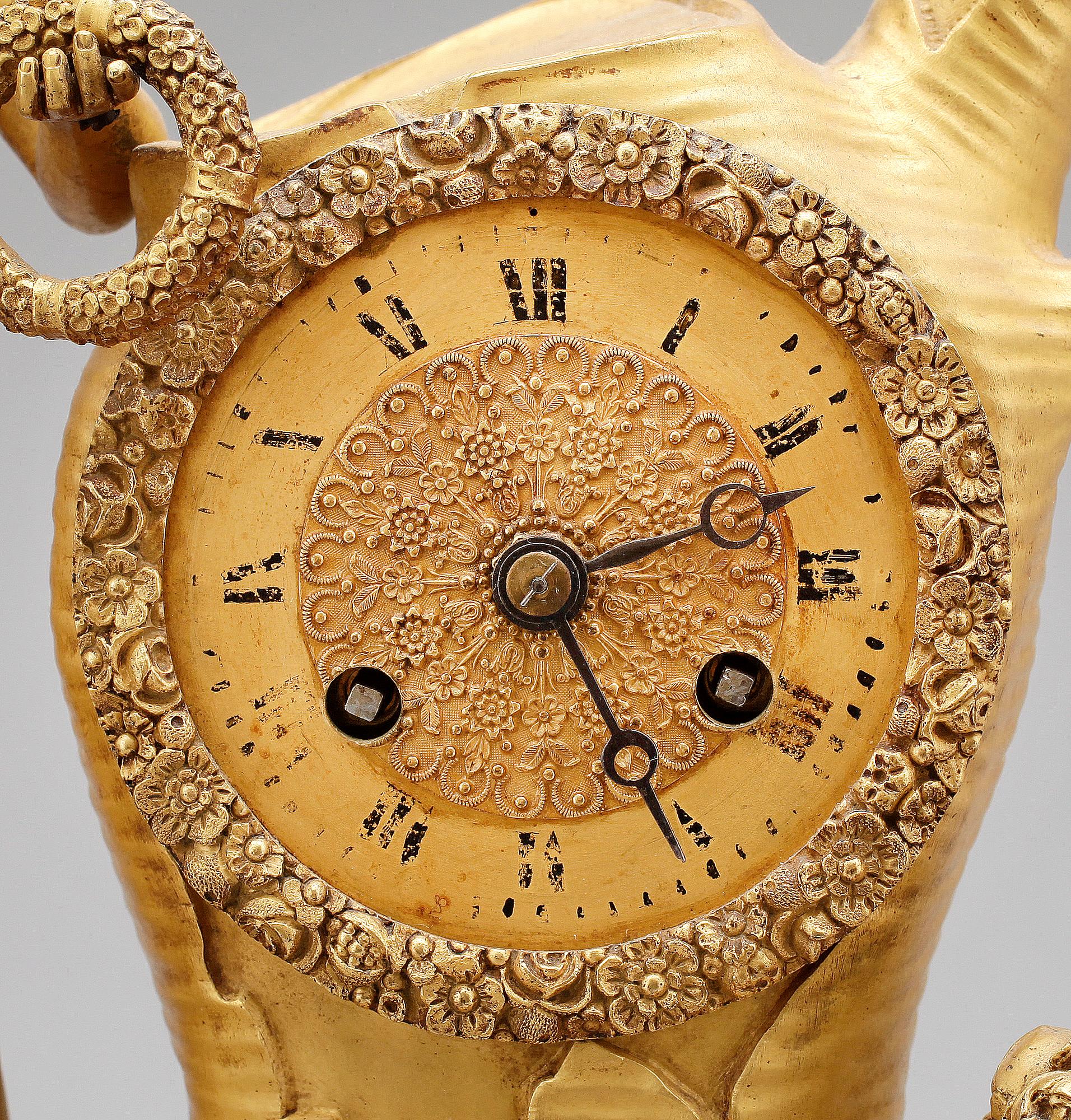 BORDSPENDYL, brons, 1800-tal.