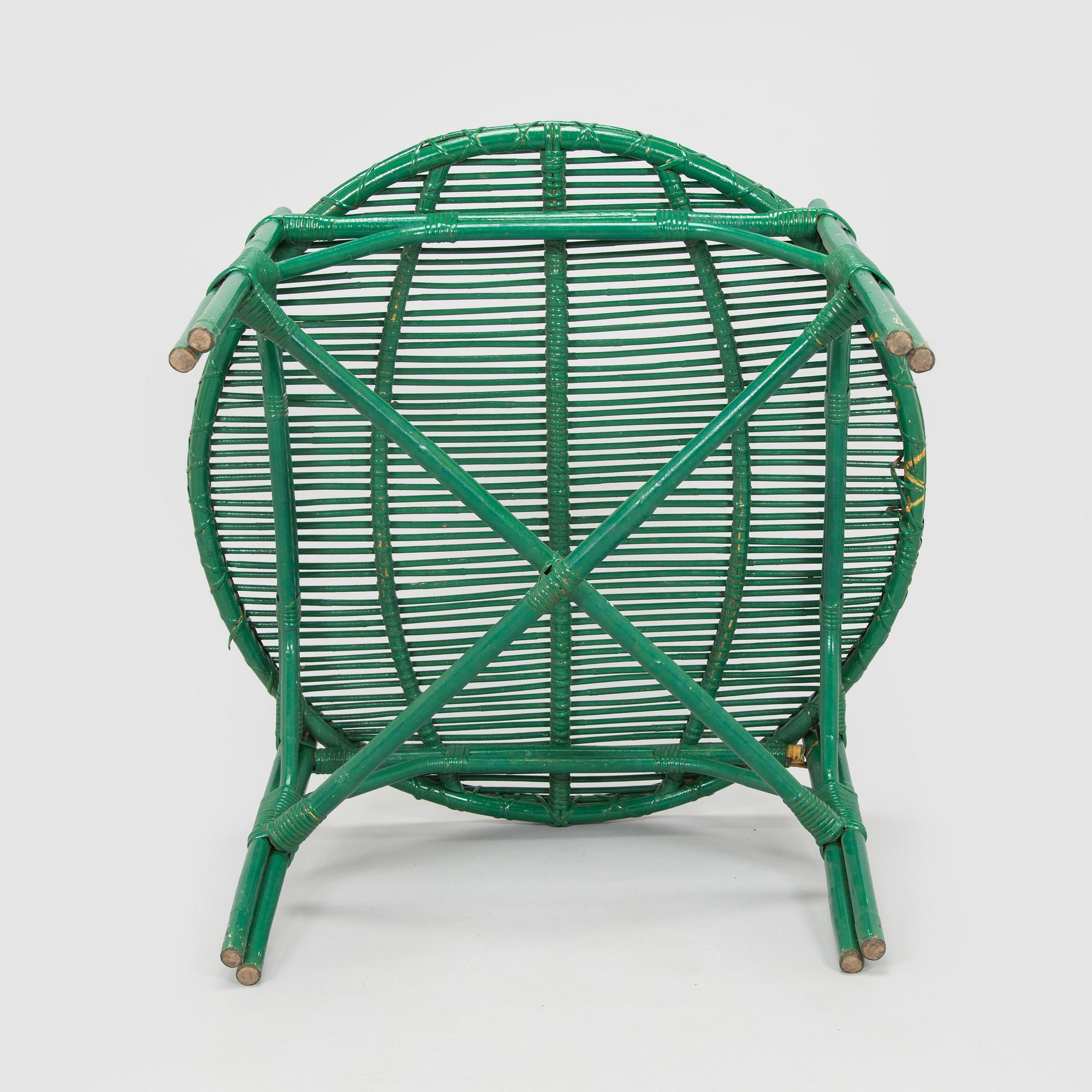 Aino Aalto, Puutarhapöytä, malli 3565, Artekin piirustuskonttori, 1950-luvun alku.