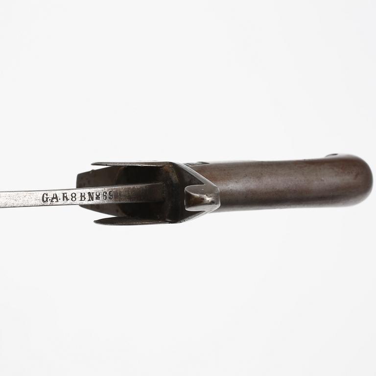 SABEL, m/1831, för artilleriet.