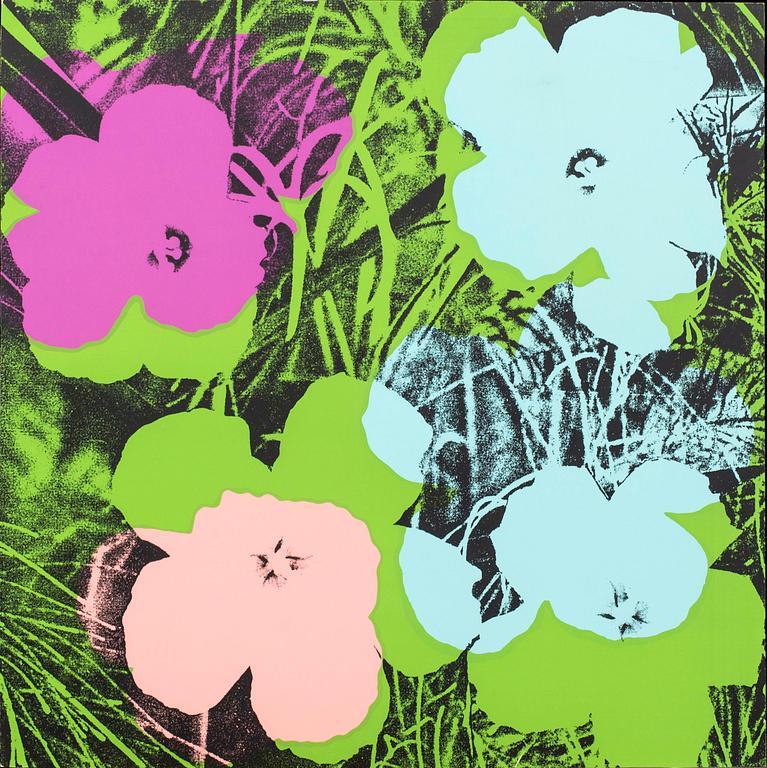 ANDY WARHOL, (after), Serigraphic print in colours, edited by Sunday B Morning, numbered 75/250.