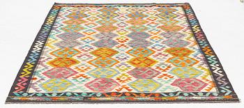 A carpet, Kilim, c. 252 x 176 cm.