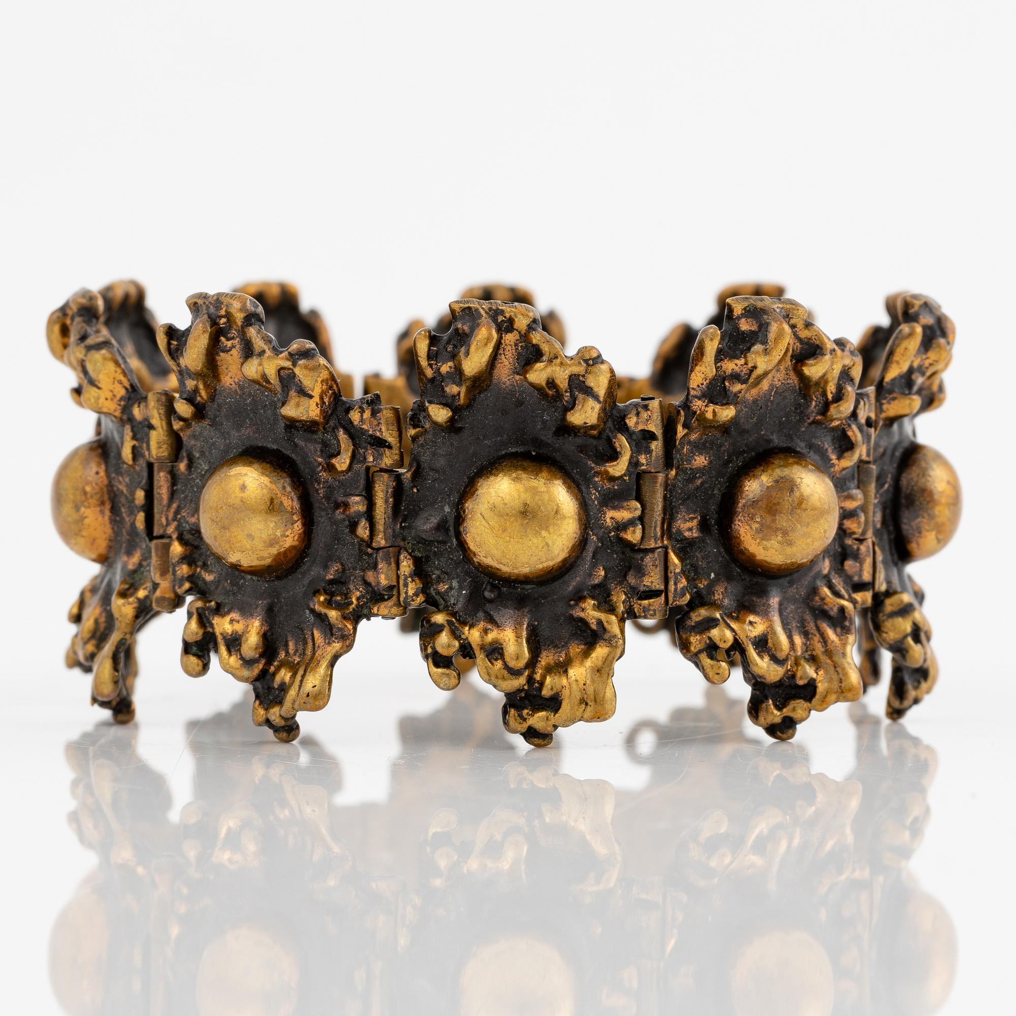 Pentti Sarpaneva, bracelet, bronze.