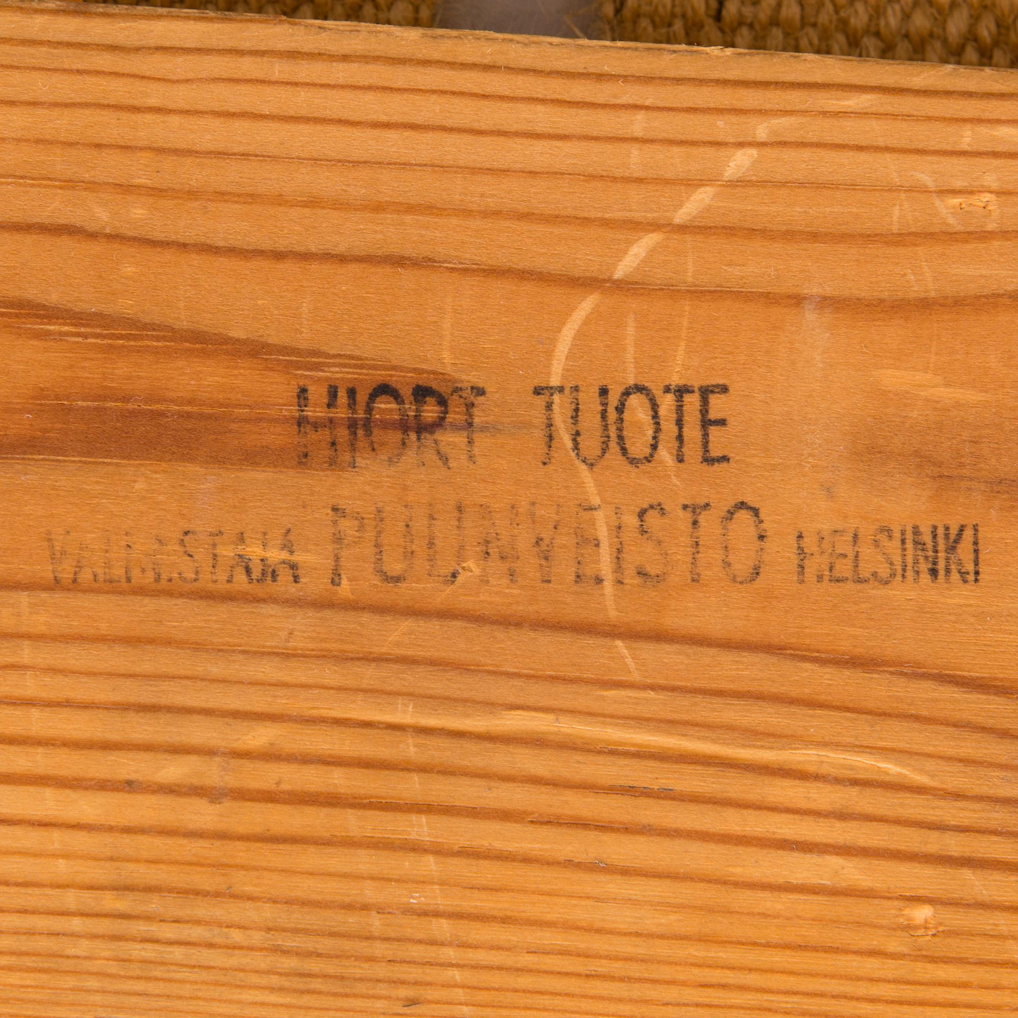 CARL GUSTAF HIORT AF ORNÄS, soffa, "Studio" HMN Huonekalu Mikko Nupponen, Lahtis, 1900-talets mitt.