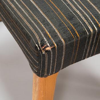 AINO AALTO, A set of six 1940's chairs for O.Y. Huonekalu- ja Rakennustyötehdas A.B. Finland.