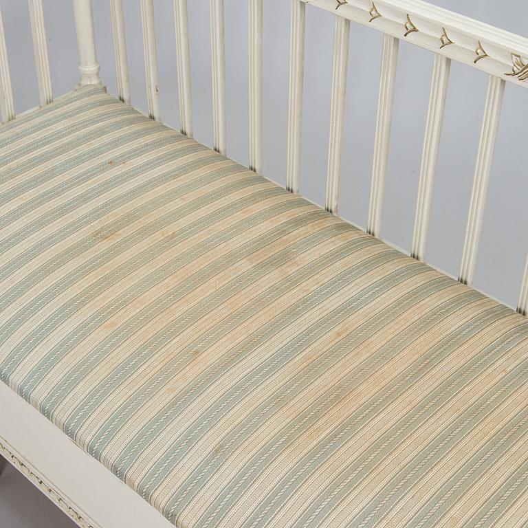 Sohva, kustavilaistyylinen, 1900-luvun alku.