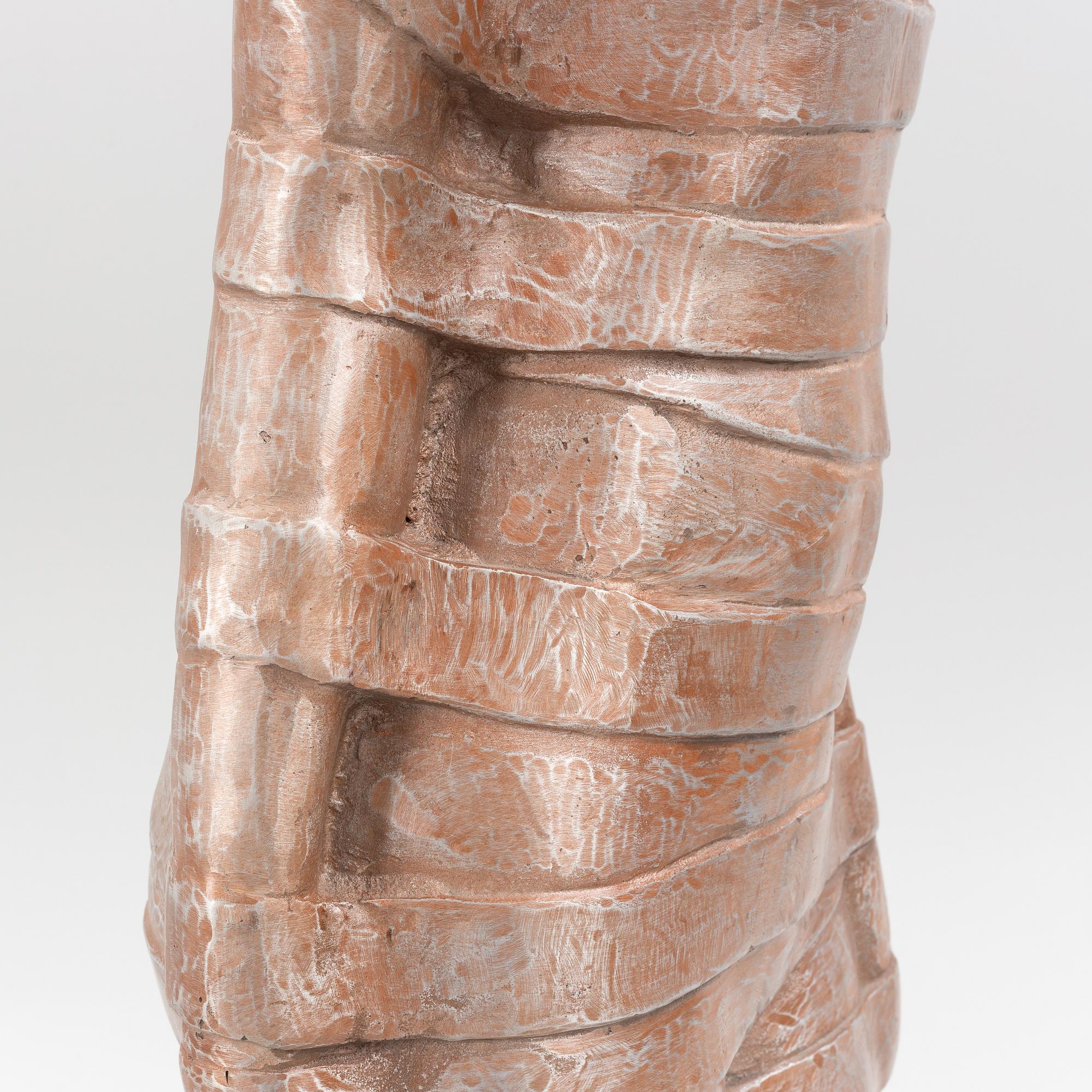 Decorative sculpture, patinated aluminium, Art People Gallery Paris.