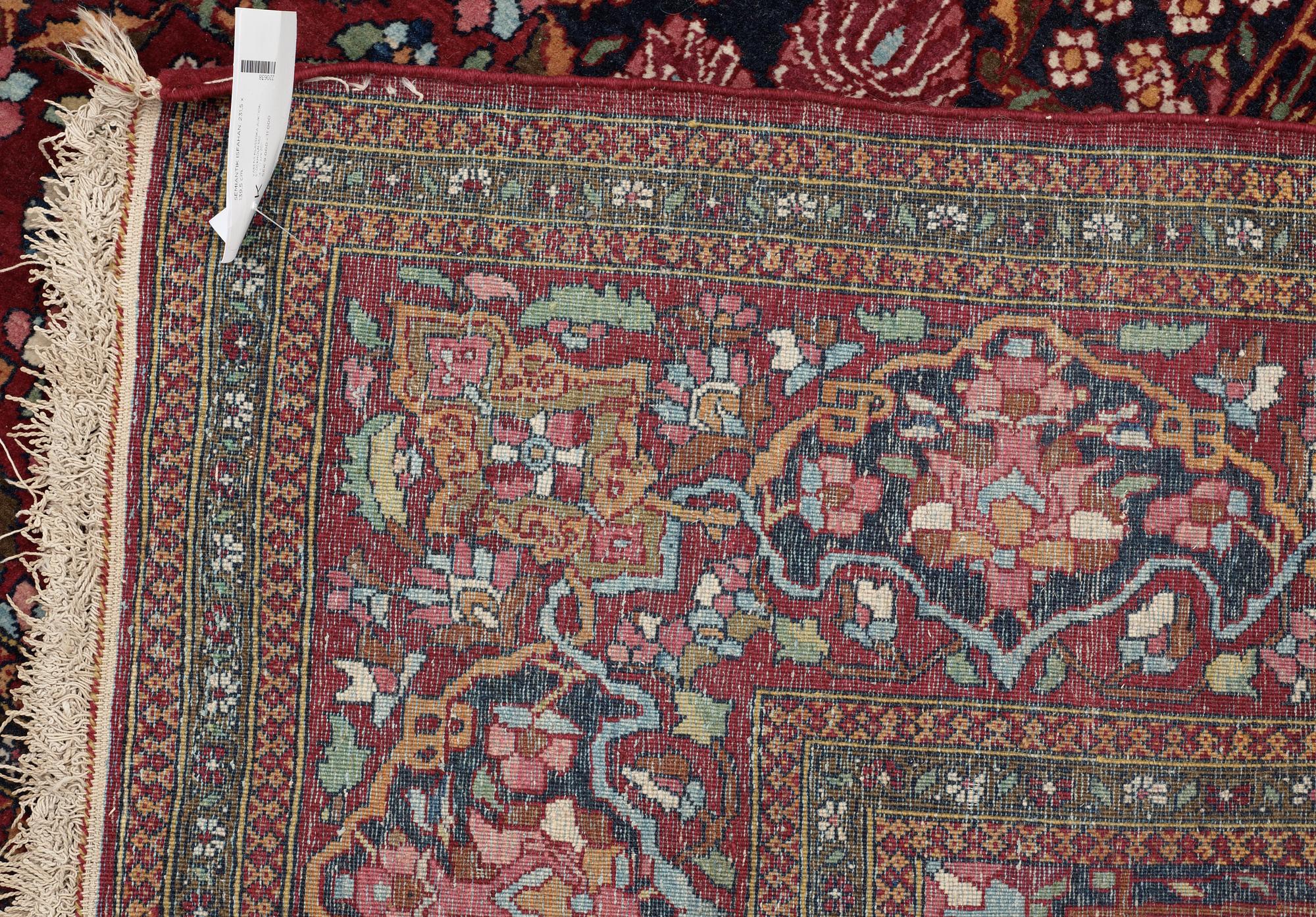 SEMIANTIK ISFAHAN. 231,5 x 139,5 cm.
