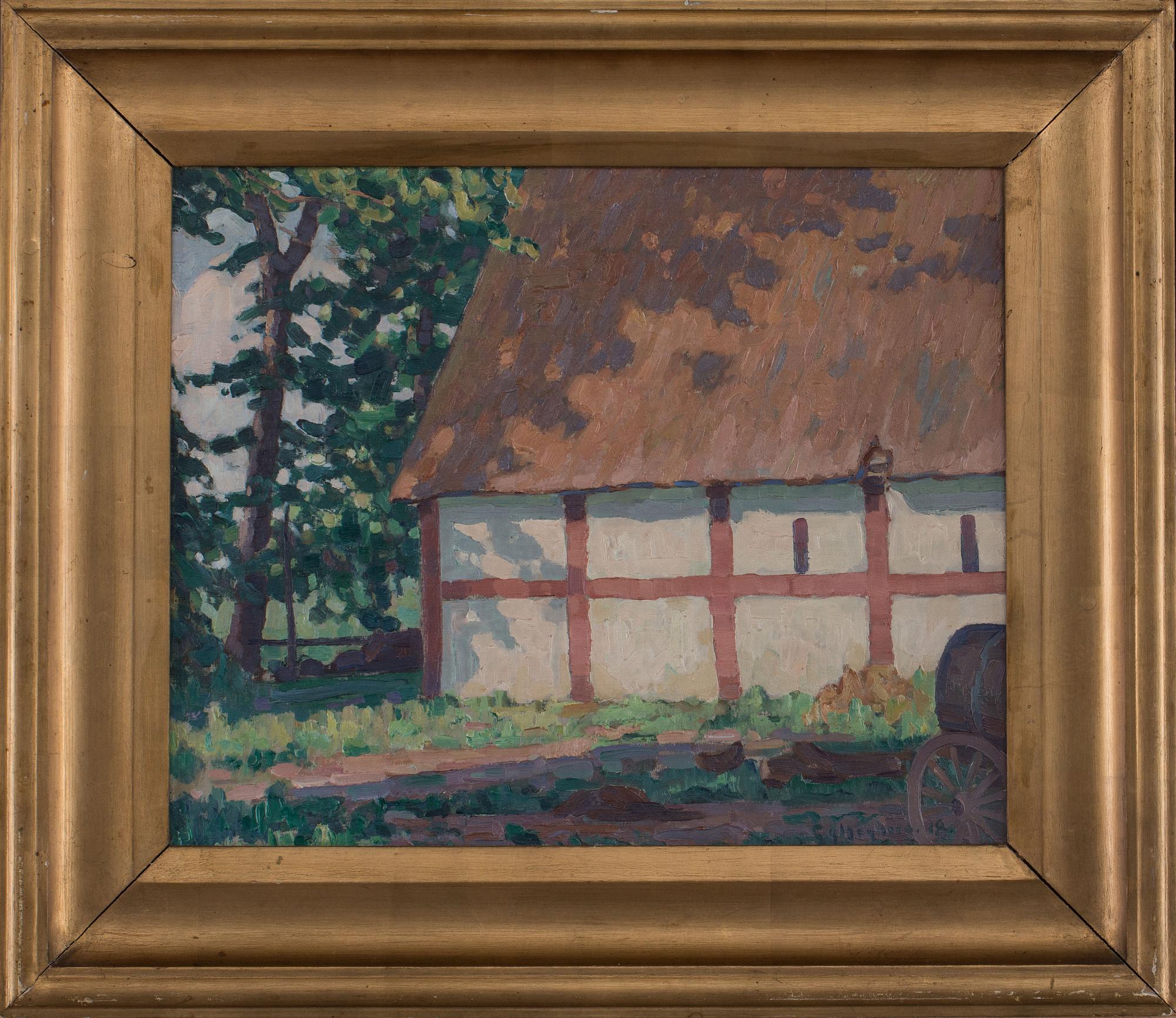 OSSIAN GYLLENBERG, olja på duk. Signerad och daterad -18.