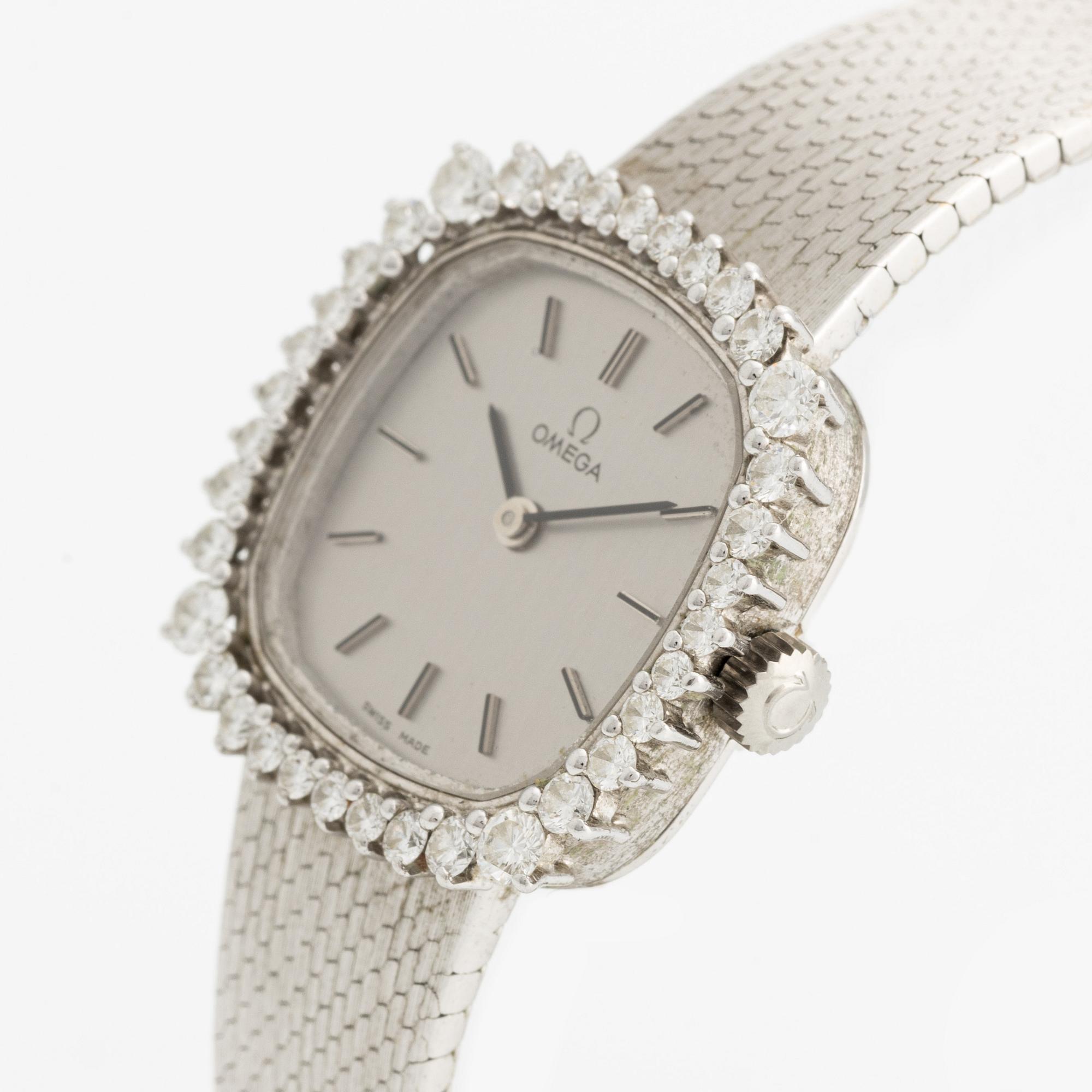 Omega, armbandsur, 24 x 24.