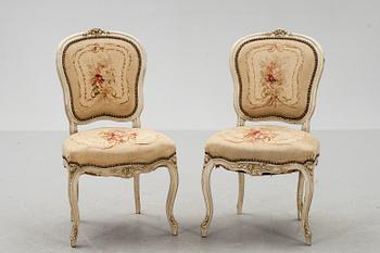 STOLAR, ett par Louis XV-stil, 1900-tal.