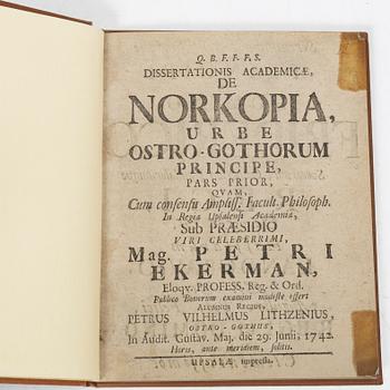 Böcker om Norrköping.