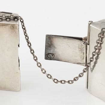 Bracelet silver and mother-of-pearl, Mexico.