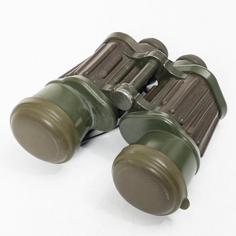 Binoculars, "Dienstglas" Bundeswehr, Hensoldt Wetzlar, 10x50.