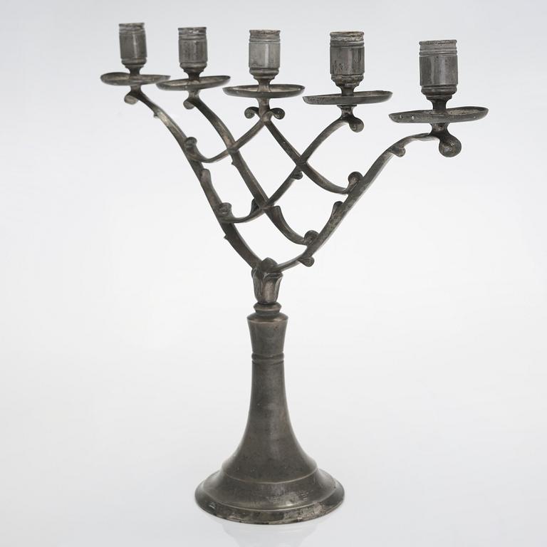 Paavo Tynell, a 1920/1930s candelabrum for Taito, Finland.