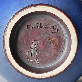 Berndt Friberg, a stoneware vase, Gustavsberg Studio, Sweden 1961.