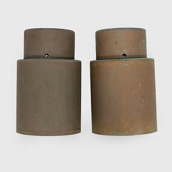 Lisa Johansson-Pape, A pair of mid 20th century outdoor / wall lights for Orno, Finland.