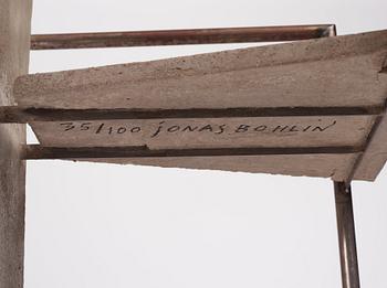 Jonas Bohlin, "Concrete", karmstol, ed. 35/100, Källemo, Värnamo 1981.