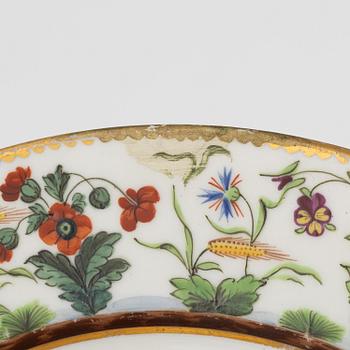 Tallrikar, 8 st, Duc d'Angoulême, Paris, Frankrike, 1790-1829.