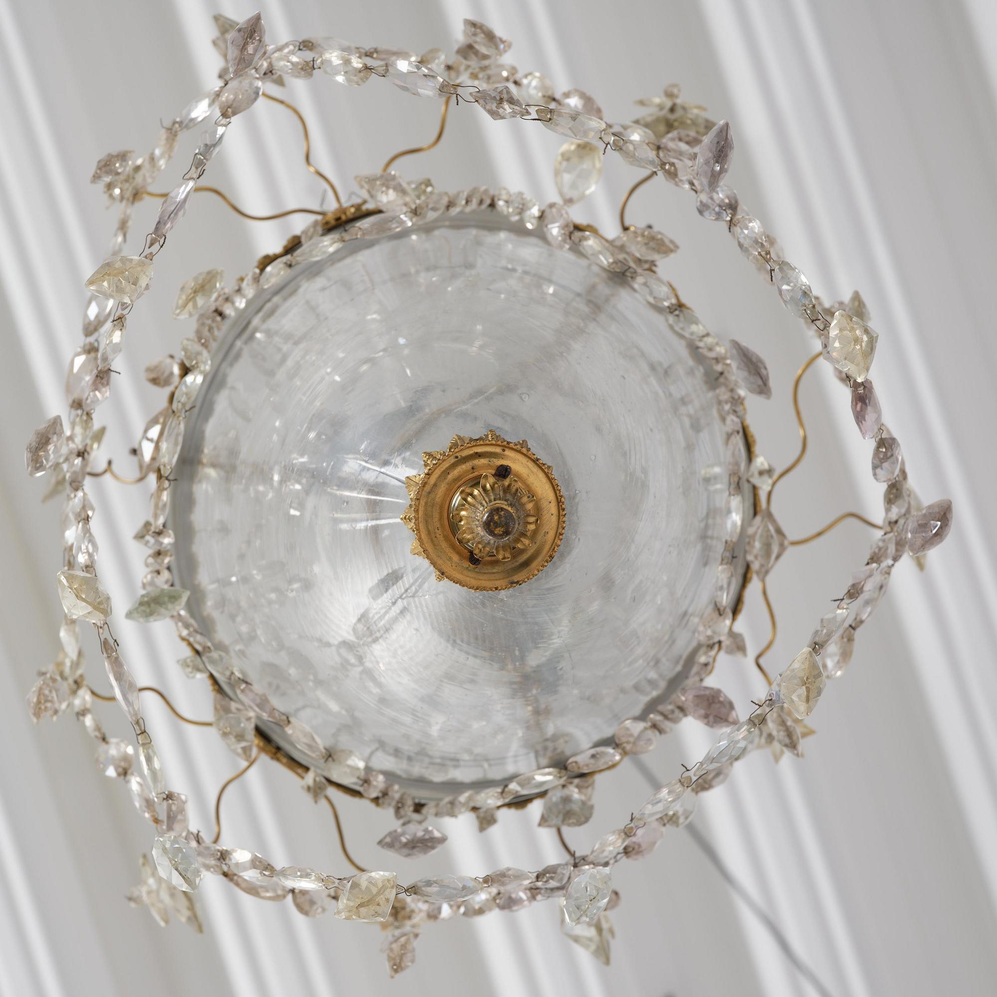 A one-light lanter, 20th century incorporating older elements.