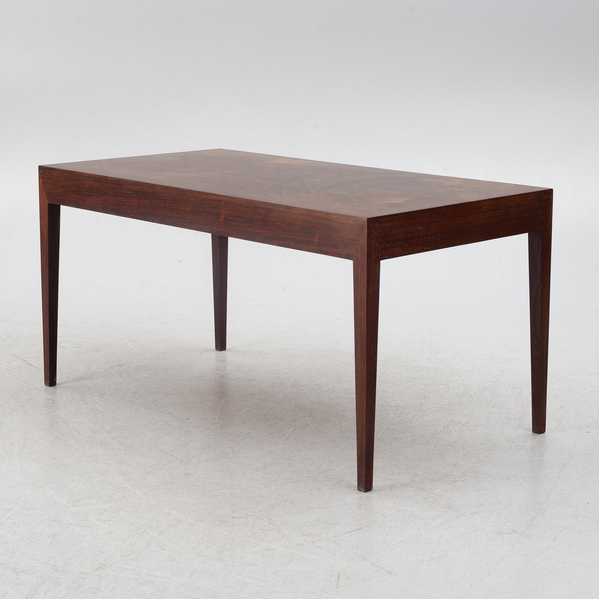 Severin Hansen, a model 36 desk, Haslev Møbelfabrik, Denmark, mid-20th century.