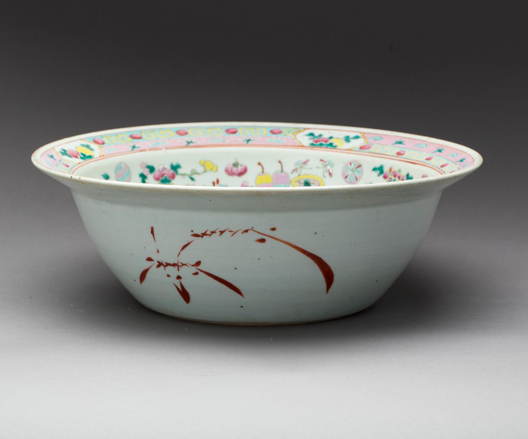 SKÅL, Kina 1800-tal, porslin.