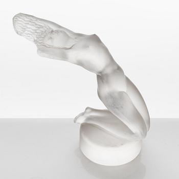 Lalique, skulptur / kylarprydnad, glas.