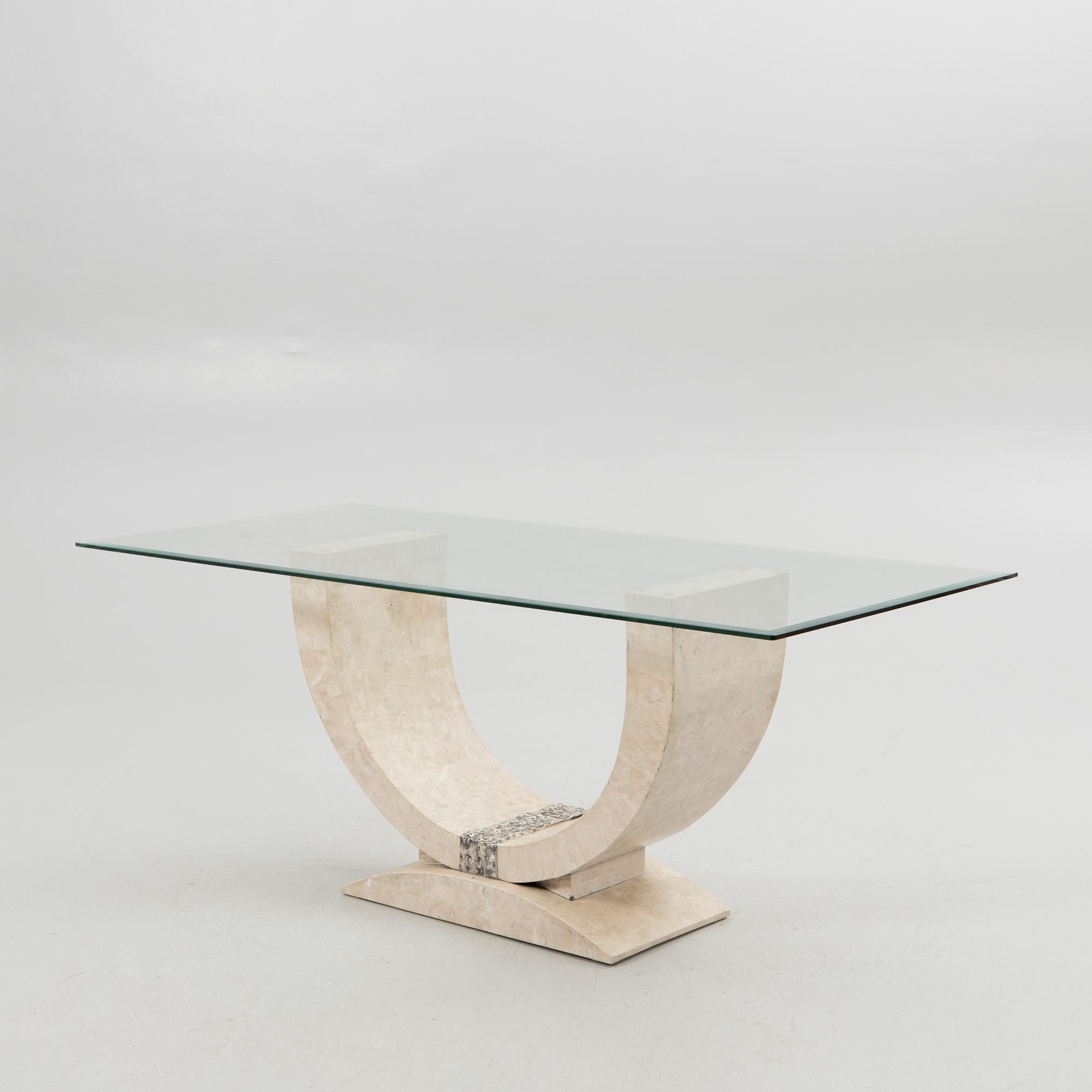 Dining table, probably Italy, later part of the 20th century.