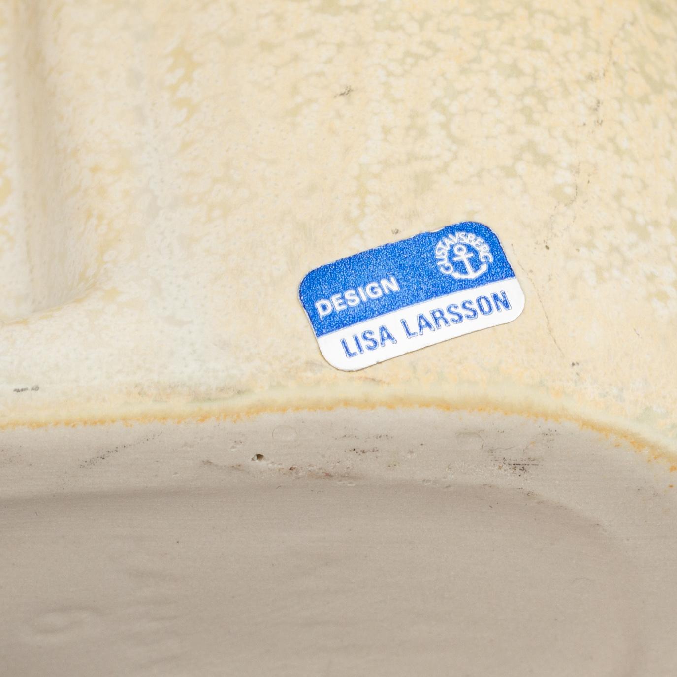 Lisa Larson, five stoneware figurines from Gustavsberg.