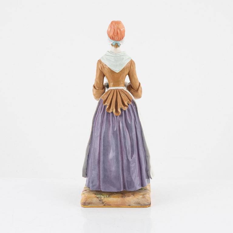 Jean-Etienne Liotard (after)
a porcelain figurine, 'Viennese Chocolate Girl', Meissen, around 1900.