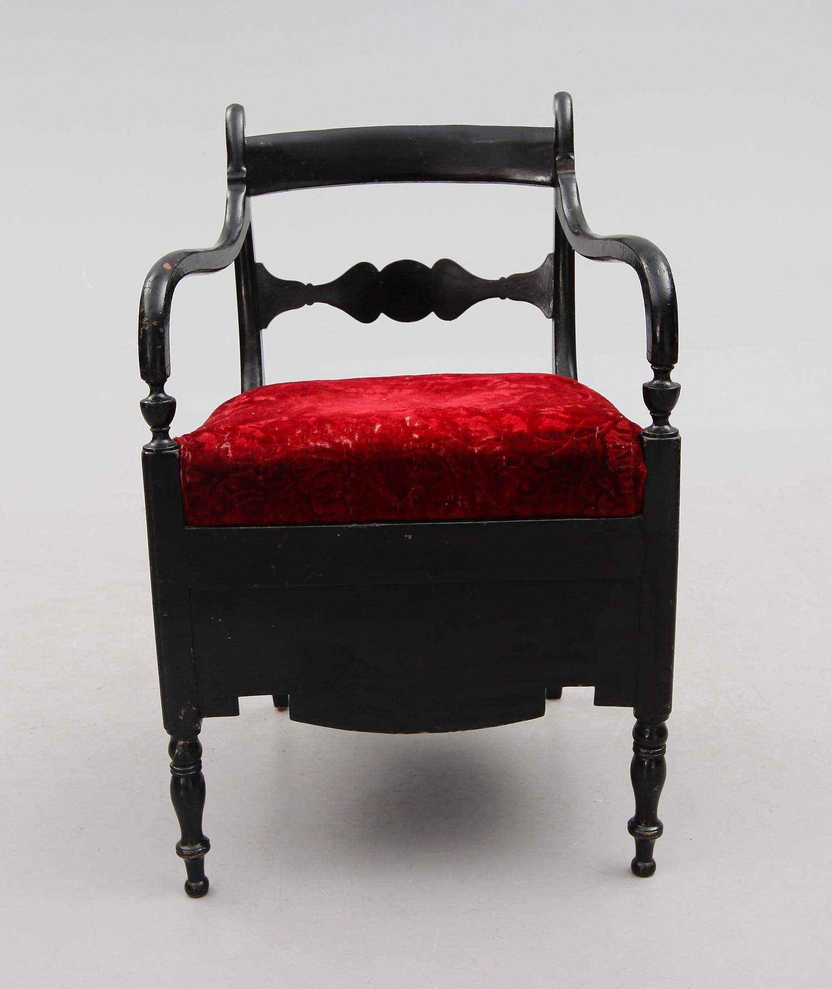 POTTSTOL, 1800-talets andra hälft.