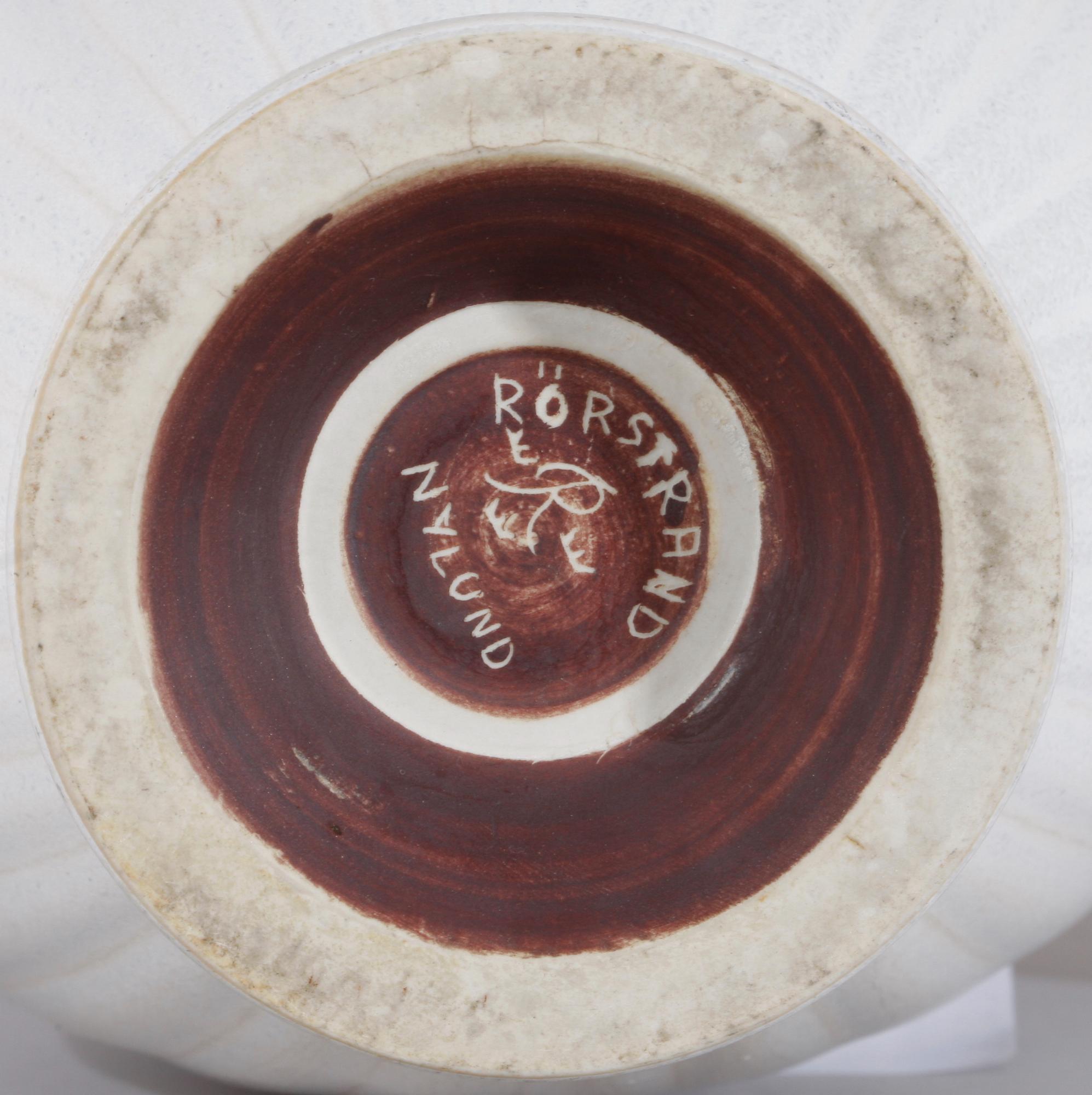 KANNA, samt SKÅL, stengods, Rörstrand och Gustavsberg.