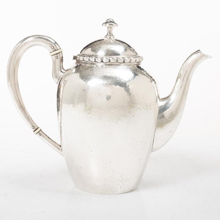 Karl Anderson, Coffee pot, silver, Stockholm 1918.