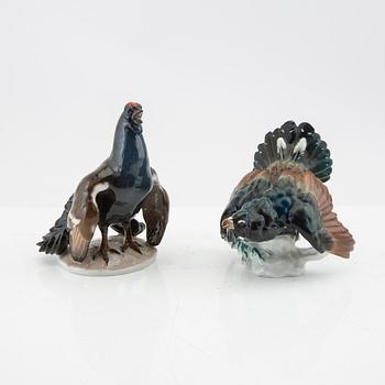 E Heidenreich figurines 4 pcs Rosenthal Germany mid-20th century porcelain.