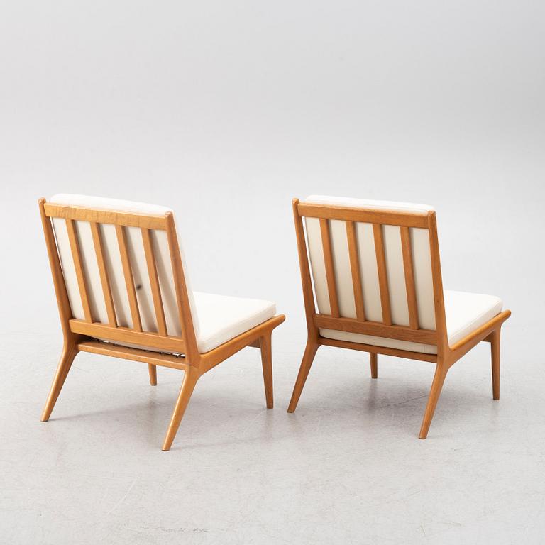 Karl Erik Ekselius, armchairs, a pair, JOC Vetlanda, 1Sweden 1960s.