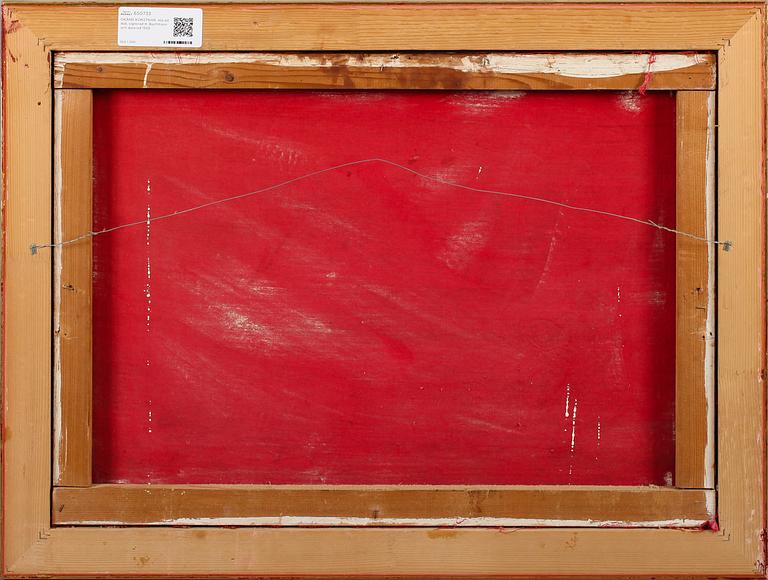 OKÄND KONSTNÄR, olja på duk, signerad H. Bachmann och daterad 1959.