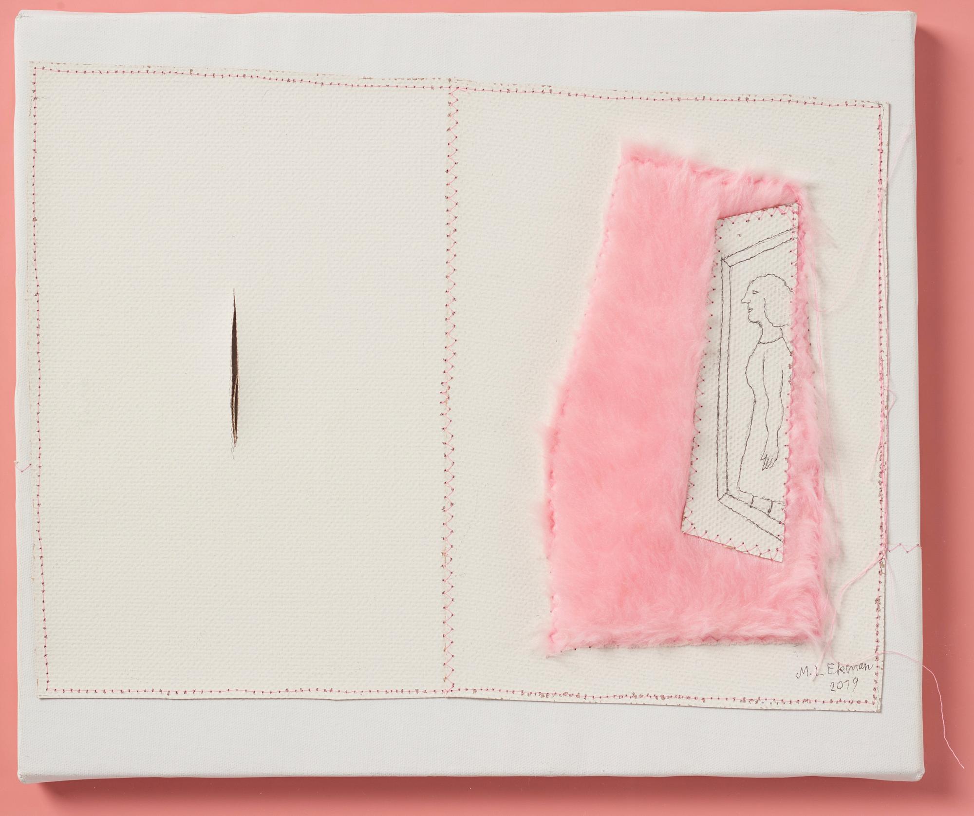 Marie-Louise Ekman, "Spegeldam (Hommage á Lucio Fontana)".