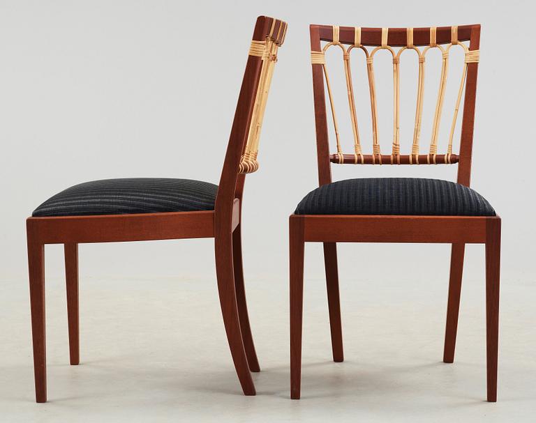 JOSEF FRANK, stolar 6 st, Firma Svenskt Tenn.