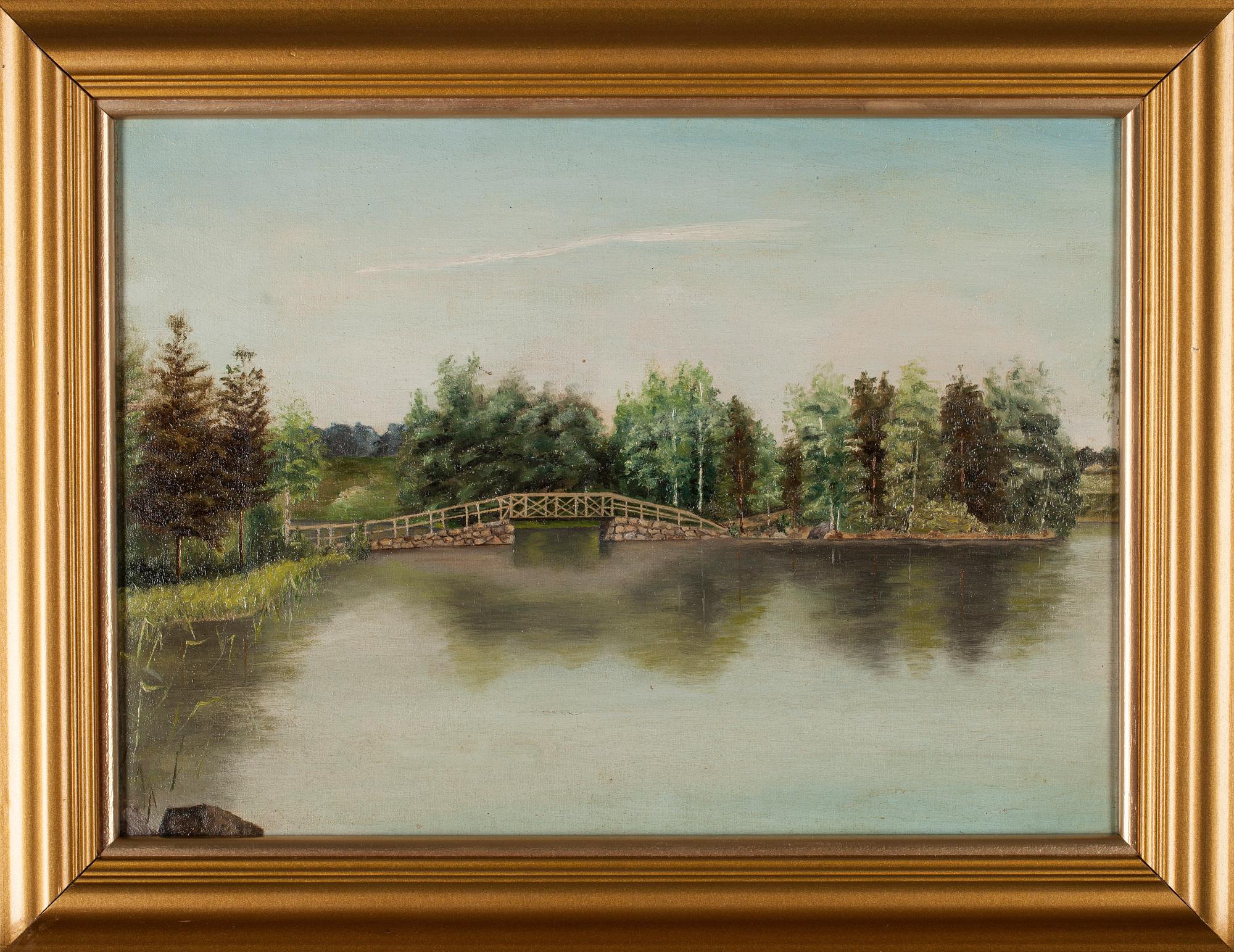 MATHILDA LAGERSPETZ, tillskriven, olja på duk, osignerad.