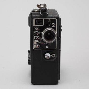 Three cameras, partly Leica I camera, model A, Elmar, 1930s.