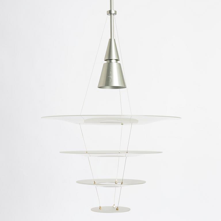 Shoichi Uchiyama, pendant lamp, "Enigma" for Louis Poulsen Denmark, late 20th century.