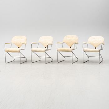 Sam Larsson, a set of four "Sam" chairs from Dux, 1980's.