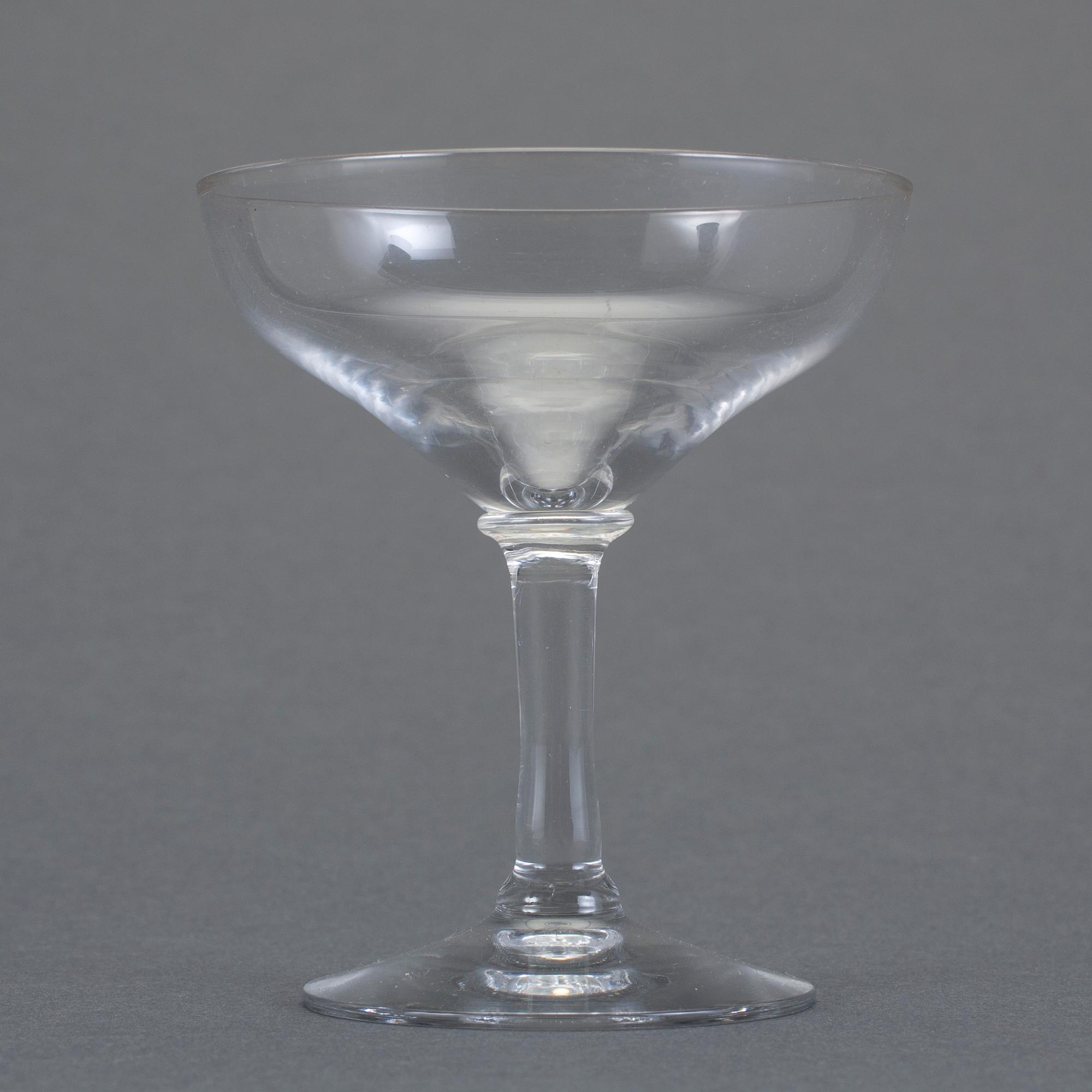 CHAMPAGNESKÅLAR, 9 stycken, 1900-tal.
