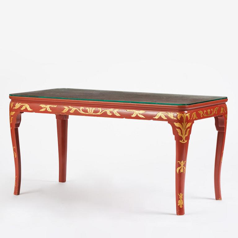 Carl Malmsten, a Swedish Grace table, cabinetmaker Albin Johansson, Stockholm, for Villa Kvikkjokk, 1927.