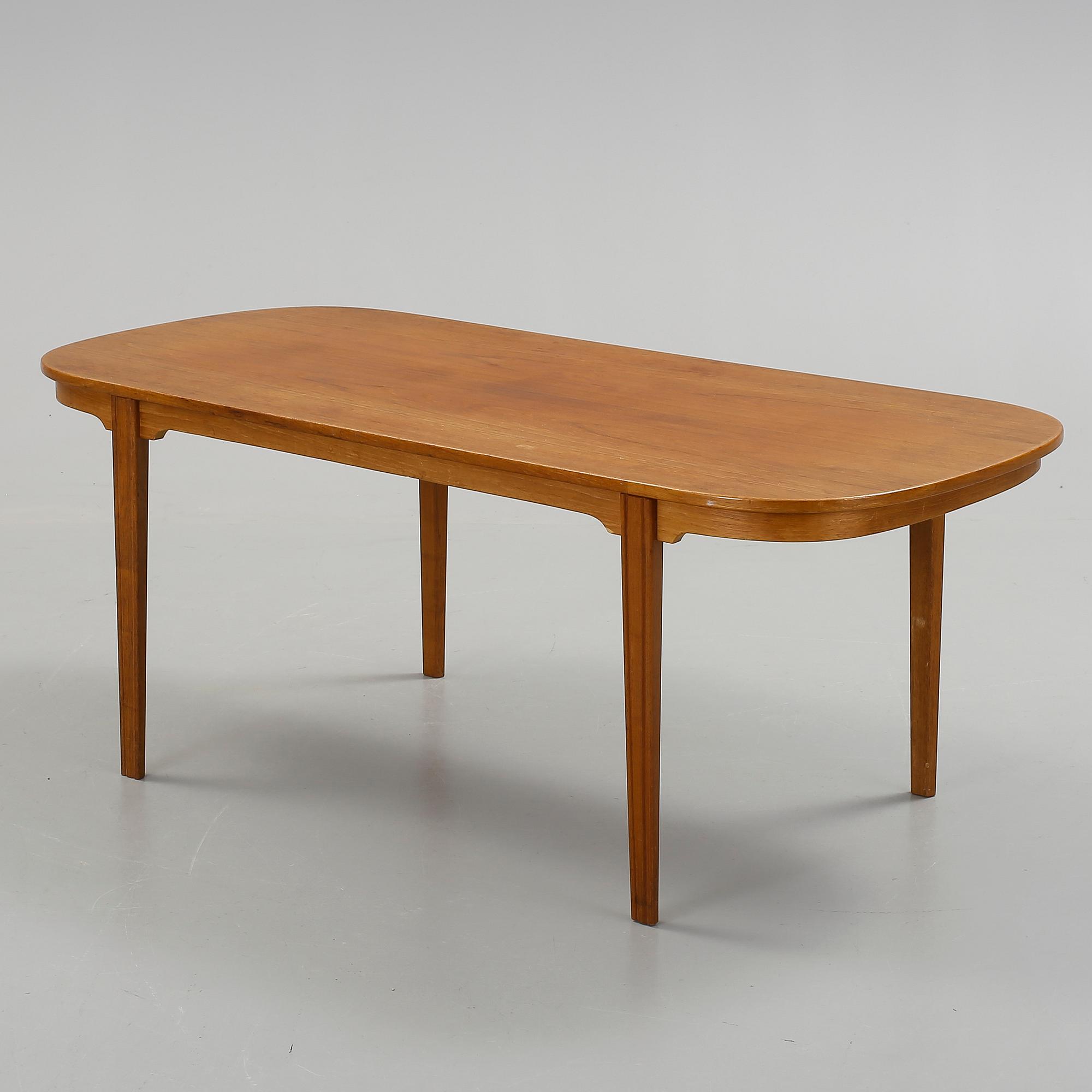 SOFFBORD, teak, kring 1900-talets mitt.