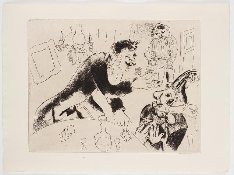 MARC CHAGALL, 71 st etsningar ur upplagan om 285 exemplar på Arches/MBM/J. Perrigot-papper, 1923-1948.