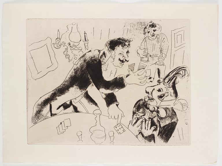 Marc Chagall, MARC CHAGALL, 71 etchings from the edition of 285 examples on Arches/MBM/J. Perrigot paper, 1923-1948.