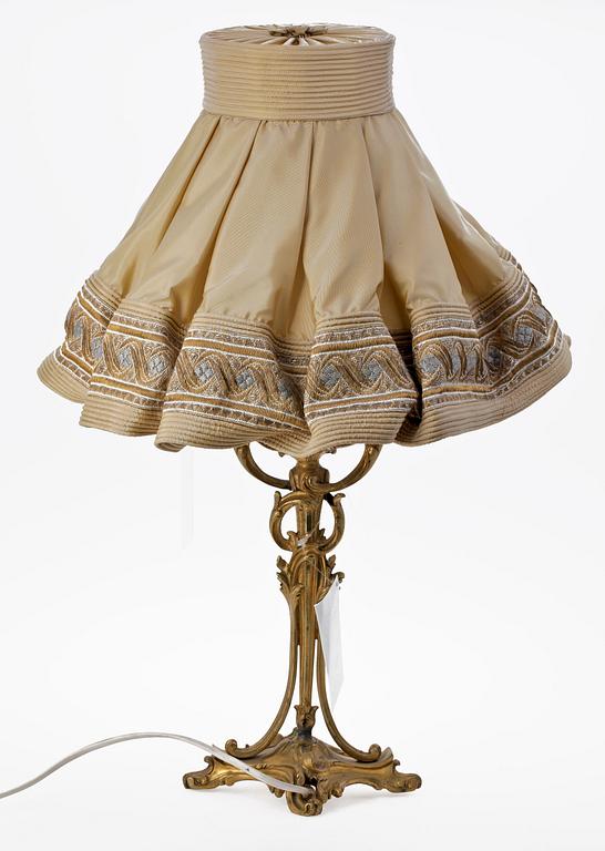 BORDSLAMPA, nyrokoko, sekelskiftet 1900.