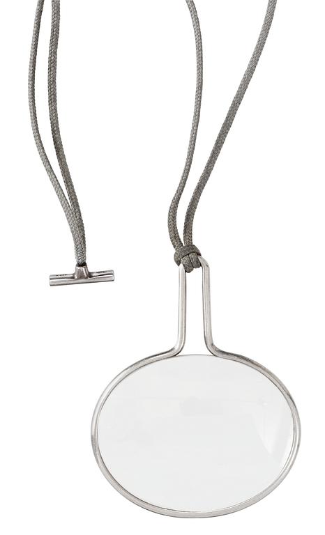 Vivianna Torun Bülow-Hübe, A Torun Bülow Hübe sterling magnifying glass by Georg Jensen 1945-77, design nr 400.