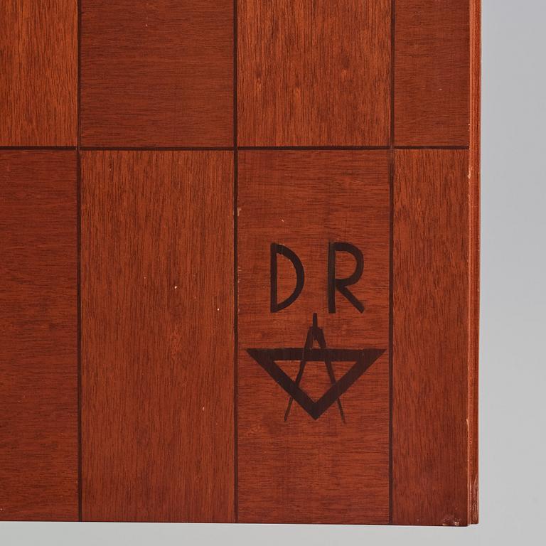 David Rosén, a mahogany and teak cabinet, for Stockholm's Association of Crafts, signed and dated 1959.